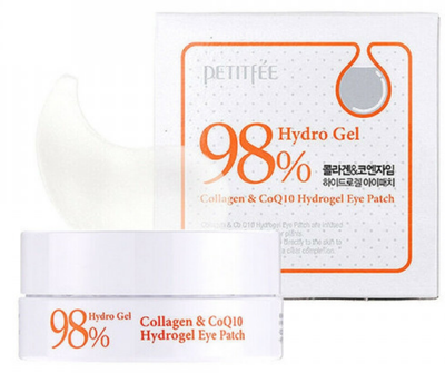 Патчи для глаз Petitfee Collagen & Co Q10 гидрогелевые 60 шт (8809239800458)