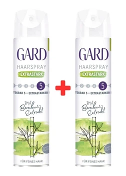 Набір лаку для волосся Gard Extrastark 5 з екстрактом бамбука 250 мл + 250 мл (1+1 у подарунок)