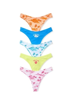 Набор трусиков 5 шт стринг Victoria's Secret 1(XS) Микс (155523)