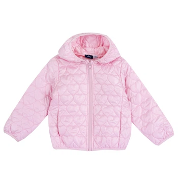 Куртка утепленная Chicco Down Jacket Pink Hearts Розовая Размер 98