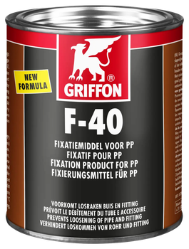 Фиксирующее средство Griffon F-40 для PP-труб с резиновыми раструбными соединениями, 1 кг