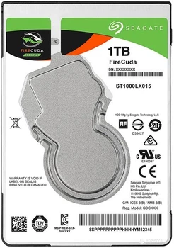 HDD 2.5" SATA 1.0TB Seagate FireCuda 5400rpm 128MB (ST1000LX015)