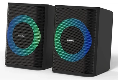 Акустична система ColorWay PulseRing 2.0 RGB USB Black (CW-SPU04BK)