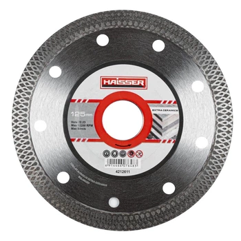 Диск алмазний HAISSER EXTRA CERAMICS 125x1,4x22,23 4212611 (107648)