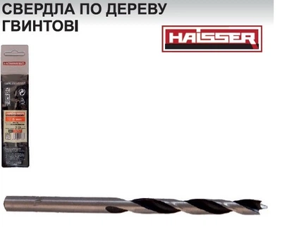 Сверло по дереву винтовое HAISSER 06x54x90мм (17575)