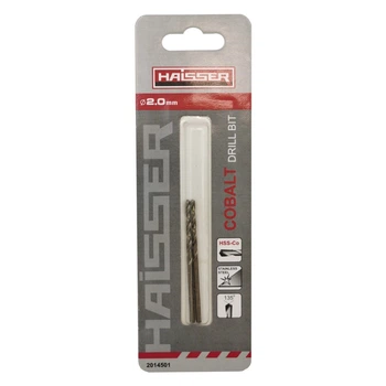 Сверло по металлу HAISSER HSS COBALT INDUSTRIAL - 2.0x24x49мм DIN 338 уп.2шт (115861)