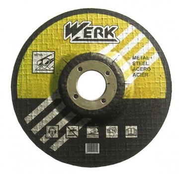 Круг зачисний по металу WERK 125х6,3х22,23мм (34018)
