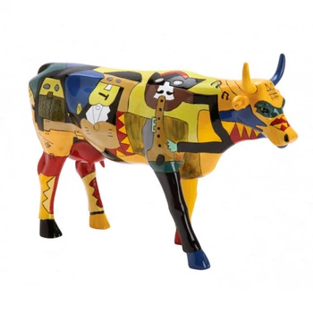 Коллекционная статуэтка Cow Parade корова Picowso's Moosicians, Size L 30×9×20 см (46153)