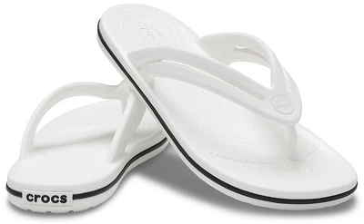 Чоловічі в'єтнамки Crocs Crocband Flip Flop White (48-49, білий)