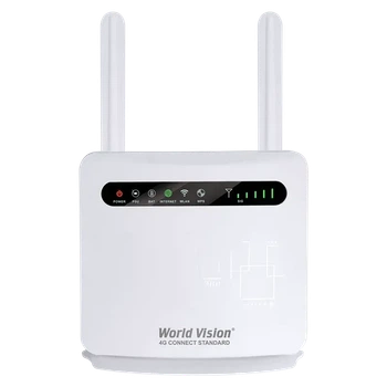 Стаціонарний 4G Wi-Fi роутер World Vision Connect Standart під SIM-карту з акумулятором та антенами