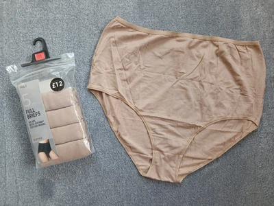 Набор женских трусов M&S Full Briefs (5 шт.) Supima® Cotton & Modal р. 18 / EUR 46