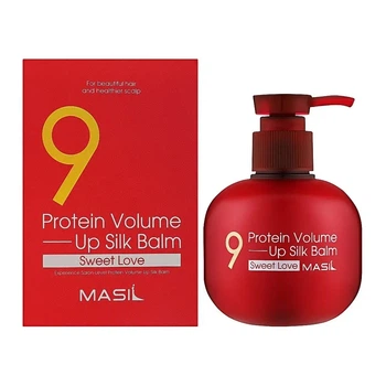 Masil 9 Protein Volume Up Silk Balm Sweet Love 180 ml Незмивний парфумований бальзам для волосся з протеїнами