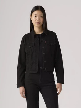 Джинсовая куртка женская Levi`s 372655934 XS Черная (1161811922)