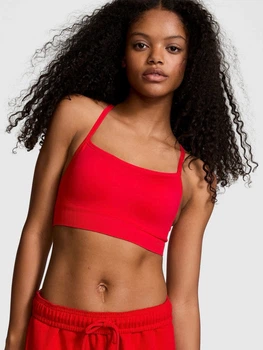 Спортивный топ для фитнеса женский Victoria's Secret 306478787 L Красный (1161785856)