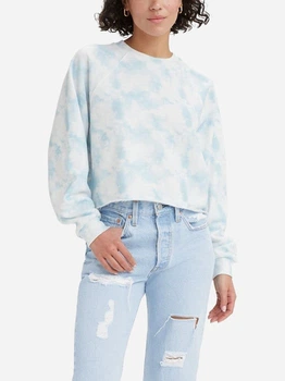 Свитшот на флисе женский Levi`s 328157303 2XL Голубой (1161785713)