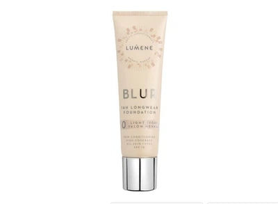 Крем тональний стійкий Lumene Blur 16H longwear Foundation Spf 15 (0 Light Ivory), 30 мл