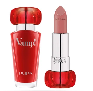 Помада Pupa Vamp!Lipstick Extreme Colour with Plumping treatment 102 Rose Nude, 35г