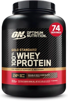 Протеин Optimum Nutrition Gold Standard 100% Whey Protein 2270 г Double Rich Chocolate / Насыщенный шоколад (USA) комплексный протеин
