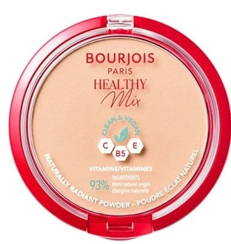 Компактная пудра для лица Bourjois Poudre Compacte Healthy Mix Clean, 02 Vanilla, 10 г