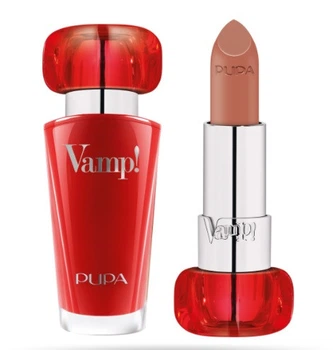 Помада Pupa Vamp!Lipstick Extreme Colour with Plumping treatment 105 Light Chestnut, 35г