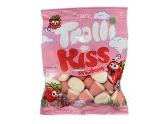 Цукерки желейні Trolli Strawberry Kiss 150 г (4000512463450)
