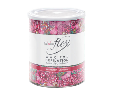 ItalWax FLEX Віск в банці "Малина", 800 мл