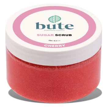 BUTE Цукровий скраб Вишня, 250 г