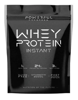 Протеїн 100% Whey Protein, 2 кг Полуниця Powerful Progress 000285330