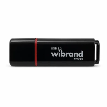 Флеш накопичувач USB 128Gb Wibrand Scarab, Black, USB 3.2 Gen 1 (WI3.2/SC128P11B)