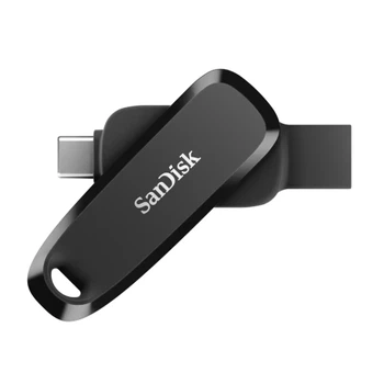 Флеш накопичувач USB 256Gb SanDisk for Android, Black, Type-C / USB 3.2 Gen 1, до 100 МБ/с (SDDDC6-256G-G46)