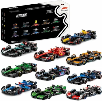 Набор гоночных автомобилей 10 в 1 Speed Champions Ultimate Formula 1, 2601 деталь (CC0358)