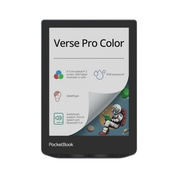 Электронная книга Pocketbook 634K3 Verse Pro Color, StormySea (PB634K3-1-CIS)