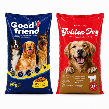 Набір кормів Good Friend 10 кг та Golden Dog 10 кг для дорослих собак усіх порід