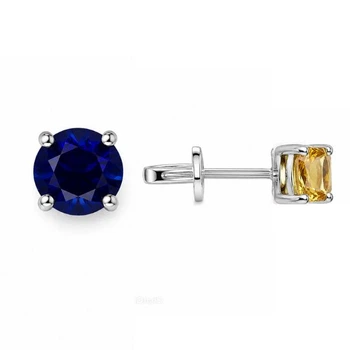 Сережки-пусети (гвоздики) срібні з фіанітами Silver Style (301415.60 sku:2300103098910)