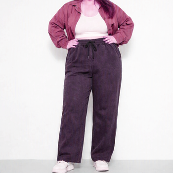 Джинсы на резинке широкие 7ХL-8XL темно-серые Ласточка 34225