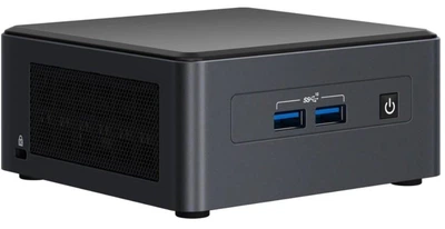 Системний блок INTEL NUC 11 Pro Kit, Intel Core i7-1165G7 (4.1GHz), RAM W/O, 2x M.2 W/O, Intel Iris Xe, 2 x HDMI, 2 x USB Type-C, 4 x USB 3.2, 1 x RJ45, Bluetooth, Wi-Fi, DOS
