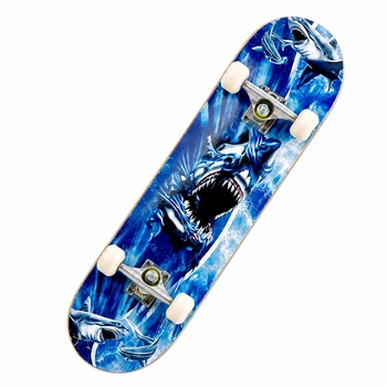 Дитячий скейтборд для початківців Scale Sports Shark 78×19,5 см клен ABEC-7 до 80 кг