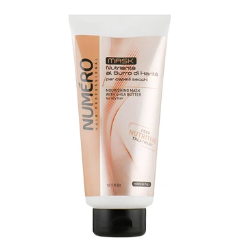Крем-маска BRELIL Professional Karite Numero Nourishing Mask with Shea Butter для живлення волосся з маслом каріте та авокадо 300 мл