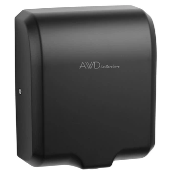 Професійна автоматична сушарка для рук AWD Interior AWD02152120 KW-1040 1000 Вт чорна зі сталі 28.6x10.2x32.1 см