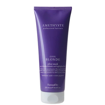 Маска FarmaVita AMETHYSTE Silver Mask COOL BLONDE для сивого, знебарвленого та мелірованого волосся 250 мл