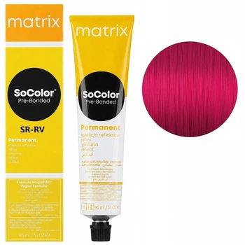 Крем-фарба для волосся стійка MATRIX SoColor Pre-Bonded SoRED SR-RV червоно-фіолетовий 90 мл