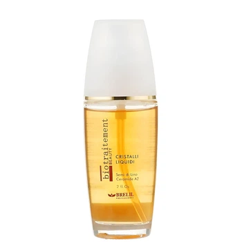 Рідкі кристали для волосся BRELIL Professional Beauty Bio Traitement Cristalli Liquidi Semi Di Lino 60 мл з насінням льону