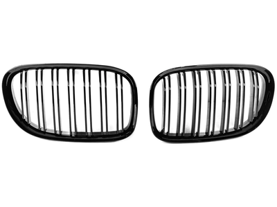 Ноздри решетка радиатора M-Look черный глянец для BMW 7 серия F01/F02 2008-2015 гг