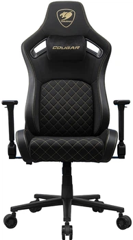 Геймерське крісло Cougar Defensor CGR-DFF-GLB Black/Gold (4710483777912)