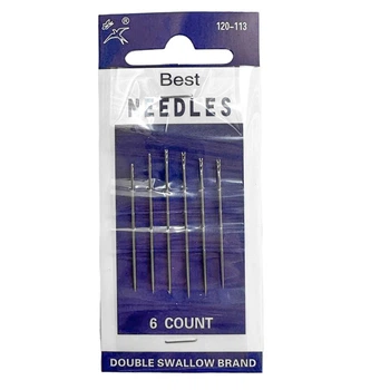 Набір металевих голок Best Needles 6 голок (легке вдягання нитки) (СВ-120/113)