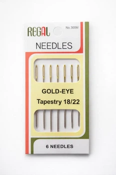 Набір голок REGAL Gold-Eye Tapestry 18/22 6 шт (СВ-300M)