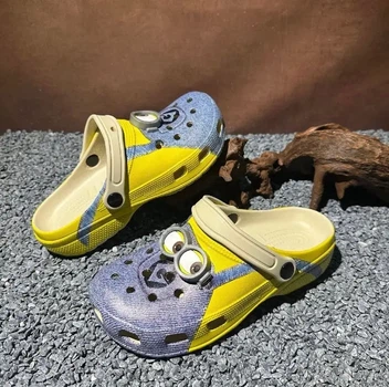 Крокси Міньйони Сrocs x Minions жовто-синього кольору, Унісекс(38-39).
