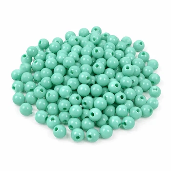 Намистини пластикові кульки м’ятні 10 мм 250 г (10mm-110)