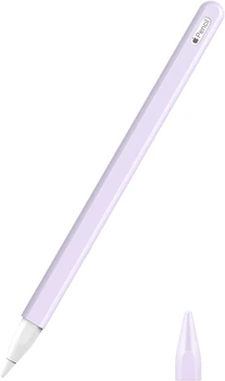 Силиконовый чехол для стилуса Apple Pencil 2 и Apple Pencil Pro Purple