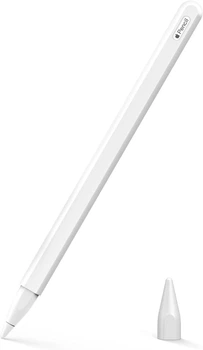 Силиконовый чехол для стилуса Apple Pencil 2 и Apple Pencil Pro White